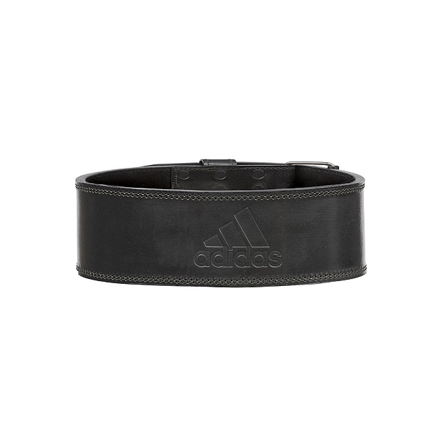 Leather Weightlifting Belt Black